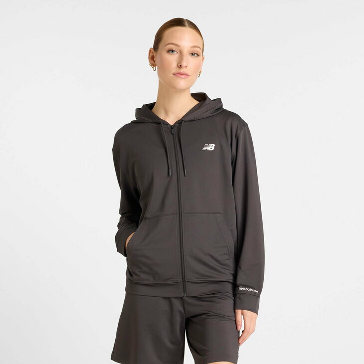 送料無料 ニューバランス トレーニングジャケット レディース Newbalance テリー フルジップ ジャケット 長袖 パーカー フーディ スポーツウェア 薄...