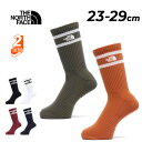 ザ・ノース・フェイス 靴下 2足組 メンズ レディース クルーソックス THE NORTH FACE フリーラン 2P クルー ユニセックス 2色組 抗菌防臭 高機能 スポーツソックス ランニング アウトドア 普段使い アクセサリー くつした くつ下 男女兼用 ブランド アパレル/NN82502