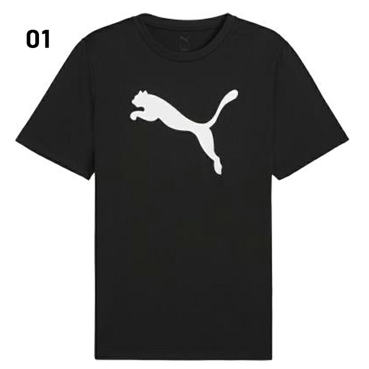 プーマ 半袖 Tシャツ PUMA ESS ポリTシャツ キャットロゴ トレーニング スポーツウ...