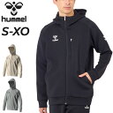 送料無料 ヒュンメル トレーニングウェア 長袖 パーカージャケット メンズ hummel スウェットフルジップフーディ 吸汗速乾 ストレッチ スポーツウエア バ...