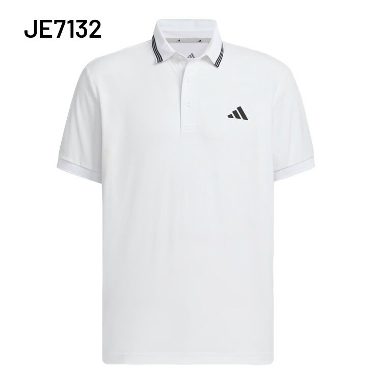 送料無料 アディダス 半袖 ゴルフポロシャツ メンズ ゴルフウェア adidas GOLF ワンポイントロゴ UVケア付き ゴルフシャツ ストレッチ 吸汗速乾 UPF50+ 男性 半袖シャツ 紳士用 ゴルフポロ トップス 春夏 シンプル 服 スポーツウエア ブランド アパレル/KVH14