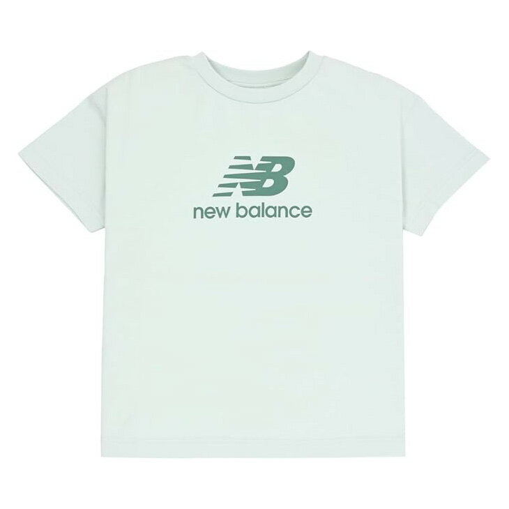 ニューバランス キッズ 半袖 Tシャツ 130-160cm 子供服 ジュニア Newbalance スタックドロゴS/STシャツ..
