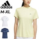 送料無料 アディダス 半袖シャツ レディース ゴルフウェア adidas GOLF BOSロゴ柄 デボス モックネックシャツ 高機能 総柄 ゴルフシャツ 女性 ...
