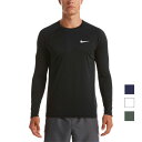 送料無料 ナイキ メンズ ラッシュガード USサイズ 水着 NIKE SWIM エッセンシャル 長袖 ハイドロガード 紫外線対策 UPF40+ 速乾 男性用 長...