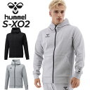 送料無料 ヒュンメル パーカー 長袖 メンズ hummel チーム スウェット ジップアップフーディー トレーニング サッカー スポーツウエア スエット フルジ...