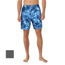 送料無料 ナイキ メンズ スイムパンツ USサイズ 水着 インナーショーツ付き NIKE SWIM タイダイカモプリント7 ボレーショーツ 総柄 サーフパンツ ...