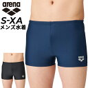 アリーナ 水着 メンズ ARENA ボックスカット スイムパンツ スイミングパンツ 水泳 練習用 ベーシック 無地 ブラック ネイビー 男性 男子 大きいサイズ...