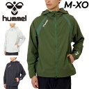 送料無料 ヒュンメル トレーニングジャケット 長袖 メンズ hummel ウーブンフーディ フルジップ スポーツウエア アウター 薄手 ジャージ はっ水 撥水 ...