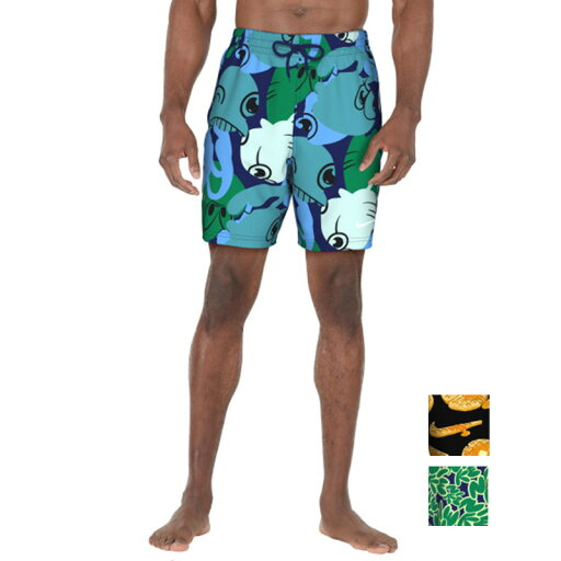 送料無料 ナイキ メンズ スイムパンツ USサイズ 水着 インナーショーツ付き NIKE SWIM シーズンプリントストレッチ7 ボレーショーツ 総柄 サーフパンツ 男性用 ビーチトランクス 海パン 水泳 海水浴 マリンスポーツ メンズ水着 ブランド nike アパレル/NESSF552【返品不可】