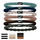 ナイキ ヘアゴム 6本入り NIKE フレックス ヘアタイ 6本パック|スポーツ ブランド nike スポーツ アクセサリー ユニセックス ヘアアクセ ブラック...