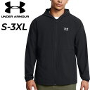 送料無料 アンダーアーマー ウィンドジャケット メンズ UNDER ARMOUR UAバイブウーブン ウインドブレーカー|長袖 アウター 軽量 防風 パーカージ...