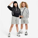 ナイキ キッズ ジュニア ショートパンツ スウェット 130-160cm 子供服 NIKE YTH NSW クラブ FT ショート LBR|ハーフパンツ ランニングパンツ 子ども スポーツウェア 短パン 半ズボン スエット 運動 普段使い フレンチテリー ブランド アパレル/FD3015-063