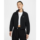 送料無料 ナイキ ナイロン ジャケット クロップド丈 レディース NIKE オーバーサイズド レペル UVプロテクション アウター はっ水 ショート丈ジャケット トレーニング フィットネス 女性 スポーツウェア 黒 ブラック 服 ブランド アパレル/HJ1000-010