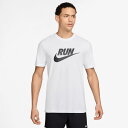 ナイキ 半袖 Tシャツ メンズ NIKE DF ラン スウッシュ S/S TEE ランニングシャツ ウェア ジョギング マラソン 陸上 トレーニング ジム 部活...