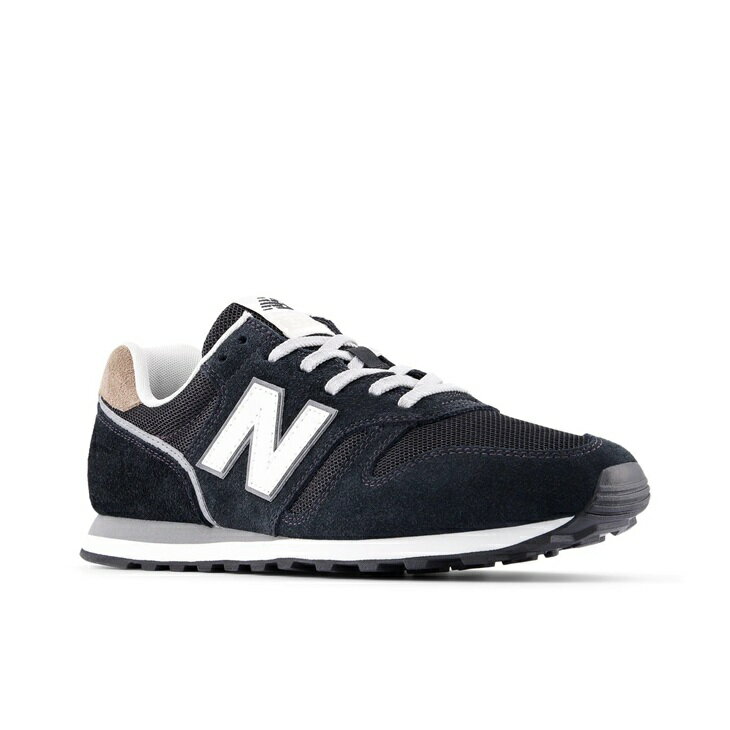 楽天WORLD　WIDE　MARKET送料無料 ニューバランス スニーカー D幅 メンズ レディース Newbalance ML373 ユニセックス 細め スリム ロープロ Nロゴ スポーティ カジュアルシューズ レトロラン 男女兼用 薄底スニーカー 大きいサイズ スポーツMIX 黒 ブラック 運動靴 ブランド くつ/ML373-XB2