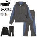 送料無料 プーマ ジャージ 上下 メンズ PUMA TRN EDGE 長袖フーディジャケット ロングパンツ セットアップ 吸汗速乾 ドライ UVケア トレーニング スポーツウエア 男性用 上下組 運動 フィットネス ジムトレ 普段使い アウター 長ズボン ブランド 服 アパレル/528001-528003