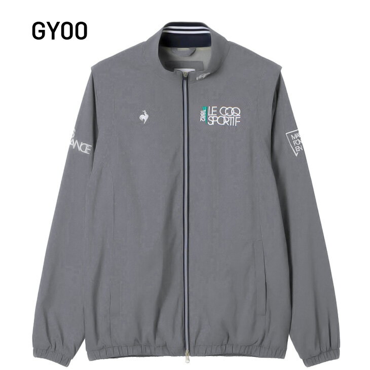 送料無料 ルコック 2WAYブルゾン メンズ le coq sportif GOLF ヒートナビ ゴルフ用ブルゾン・ベスト 袖取り外し可 保温 防風 はっ水 男性 秋冬用 アウター 紳士 服 大きいサイズ ゴルフウェア 上着 ゴルフジャケット ジャンバー スポーツ ブランド アパレル/LG5FWB00M