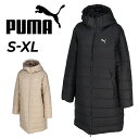 送料無料 プーマ レディース 中綿コート PUMA ESS フーデッド パデッド パーカー 女性用 アウターウェア ベンチコート 防寒コート 中わた はっ水 防...