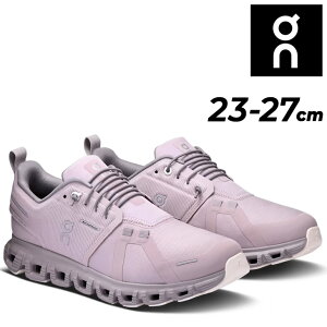 送料無料 オン スニーカー レディース 防水シューズ 靴 On Cloud 6 WP クラウド6ウォータープルーフ ローカット 晴雨兼用 ゴム紐 タウンカジュアル デイリーユース ランニング レディーススニーカー 大きいサイズ 女性 3WF10053037 ピンク ブランド くつ/Cloud6wp-w-