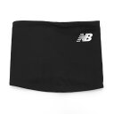 ニューバランス フリース ネックウォーマー メンズ レディース Newbalance 裏起毛フリース ユニセックス 大人用 トレーニング スポーツ ブランド アクセサリー 防寒 首元 あたたかい 保温 秋冬 寒さ対策 男女兼用 ワンポイント シンプル ブランド小物/LAM55703-BK