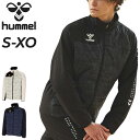 送料無料 ヒュンメル 中綿ジャケット 長袖 メンズ hummel パデットサーモジャケット 防寒 アウター フルジップ 保温 はっ水 サッカー スポーツウェア ...