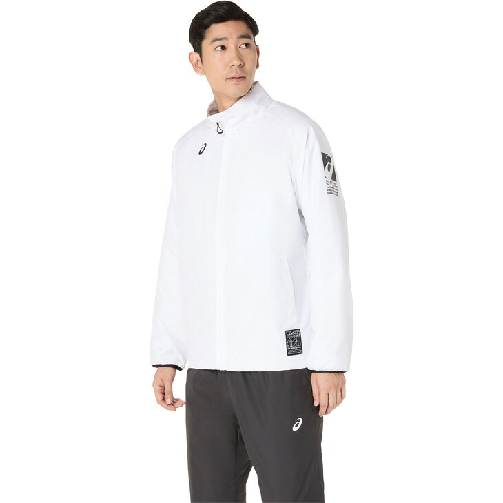 WORLD WIDE MARKETの送料無料 アシックス 中綿ジャケット メンズ アウター asics 中わたウインドブレーカージャケット S-XL 2XL 3XL 防寒ウェア 防風 はっ水 保温 長袖 ウィンドジャケット スポーツウェア 男性 大きいサイズ ブランド アパレル/2031F178｜アングル2