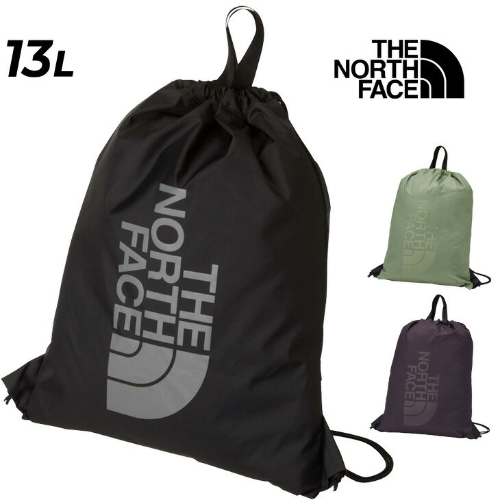 ザ・ノース・フェイス ナップサック 13L ユニセックス バッグ THE NORTH FACE ピーエフサックパック｜リュック ナイロン サブバッグ アウトドア キャンプ 旅行 スポーツ ジム デイリー ロゴ 鞄 ブランド かばん ジムサック/NM62413