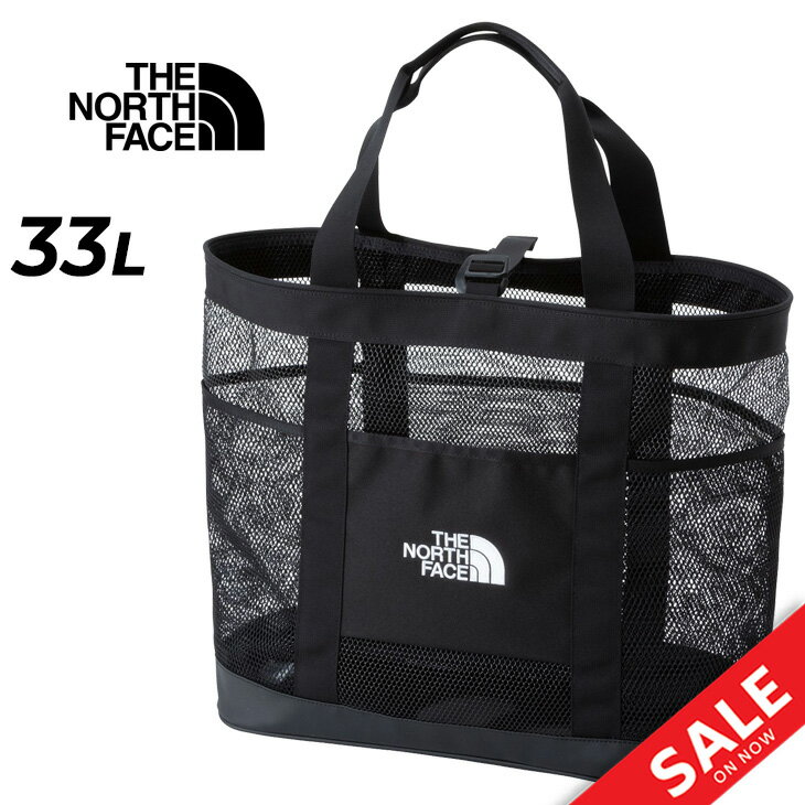 送料無料 ザ・ノース・フェイス グラットンメッシュトートS 33L ユニセックス THE NORTH FACE 小型 トートバッグ メッシュバッグ 33リットル 耐水 鞄 アウトドアバッグ ギア運搬 キャンプ 釣り マリンスポーツ ビーチ 黒 ブラック ブランド アウトドア用品 かばん/NM82402