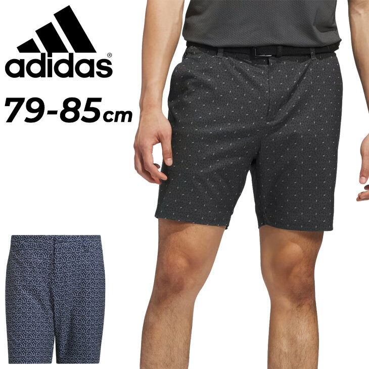 ADIDAS - 送料無料 アディダス ゴルフパンツ ショートパンツ メンズ 79cm 82cm 85cm ゴルフウェア adidas GOLF 7インチ プリントショーツ 男性用 総柄 ハーフパンツ 5ポケット メンズウェア 短パン 半ズボン スポーツウエア ブランド 春夏 メンズパンツ ずぼん アパレル/VX700