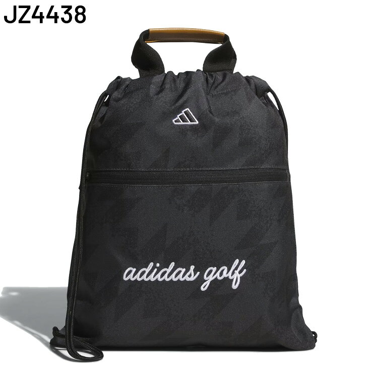 アディダス ゴルフ シューズバッグ チマヨ柄 メンズ レディース adidas GOLF グラフィック シュー ナップサック 靴入れ ジムサック ハンドル付き ゴルフシューズ入れ ゴルフバッグ 男女兼用 鞄 ブランド スポーツバッグ かばん/TR075