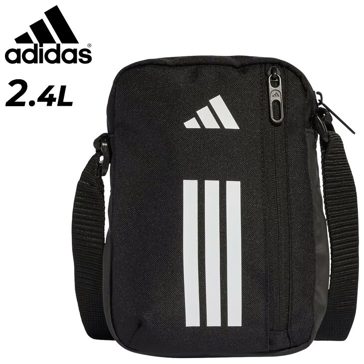 ◆ 商品詳細情報 ◆ ブランド アディダス adidas 商品番号 TK153 カラー (JZ7085)ブラック/ホワイト サイズ 寸法：21.0cm x 15.0cm 容量：2.4L 素材 プレーンウィーブ(ポリエステル100%) 原産国 ベトナム製 ◆画像のカラーについて◆ 商品画像のカラーにつきましては、PC、モバイルなど閲覧環境等により実物のカラーと多少異なることもございます。 予めご理解のうえご注文を賜りますようお願いいたします。 ギフト対応 ※メーカー希望小売価格はメーカーサイトに基づいて掲載しています (記載価格が税抜き価格になっている場合もございます)【アディダス adidas / カジュアルバッグ】 ◆　商　品　説　明 ◆ □□□当店で販売しております商品はすべて【正規取扱品】です□□□ アディダス(adidas)から、「パワーオーガナイザー」です。 スタイルと機能性を兼ね備えたアディダス　パワー　オーガナイザー。 外出時の必需品を整理して、スマートに持ち運べる。 軽量で耐久性のあるプレーンウィーブ素材を採用し、 スリップインポケットが小物をすっきりと収納してくれる。 大胆なアディダスロゴがアクセントとなり、伝統のエネルギーと本物のスタイルをプラス。 実用性とアイコニックなデザインを融合させた、パフォーマンス重視のアクセサリー。 ■詳細 ・内部にスリップインポケット ・ジップクロージャー ※寸法：21.0cm x 15.0cm ※容量：2.4L