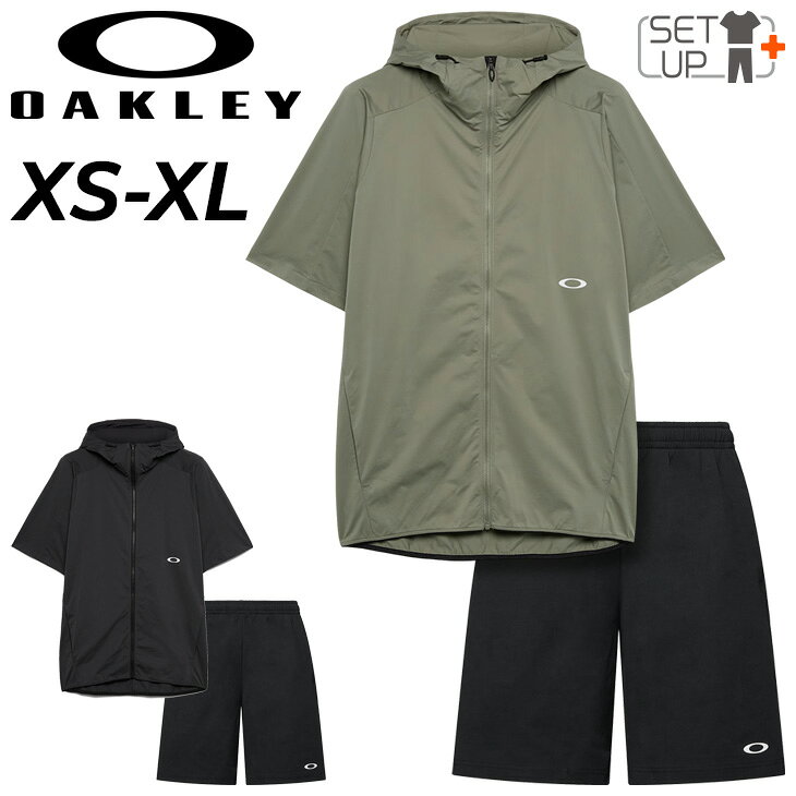 ◆ 商品詳細情報 ◆ ブランド オークリー OAKLEY 商品番号 FOA409472-FOA409064（ジャケット：FOA409472／パンツ：FOA409064 ） カラー (01N)ファントム (7C9)ボールダーグリーン ※セットパンツのカラーはすべて[(021)ピッチブラック]となります。 サイズ XSサイズ(日本サイズS相当) Sサイズ(日本サイズM相当) Mサイズ(日本サイズL相当) Lサイズ(日本サイズXL相当) XLサイズ(日本サイズ3L相当) 【サイズ表記について】 ※一部商品、商品タグにはUS/EUサイズとともに、JPNサイズの記載がございます。 JPNサイズは、あくまでも国内一般的な”サイズ目安”となっております。 【XSサイズ(日本サイズS相当)】 ・ジャケット：身丈71、身幅57、裄丈47 ・パンツ：総丈(ベルト込み)50、ヒップ(周囲)104、股下21、股上29、わたり幅36、裾幅30 【Sサイズ(日本サイズM相当)】 ・ジャケット：身丈73、身幅59、裄丈49 ・パンツ：総丈(ベルト込み)51、ヒップ(周囲)108、股下22、股上29、わたり幅37、裾幅31 【Mサイズ(日本サイズL相当)】 ・ジャケット：身丈74、身幅61、裄丈51 ・パンツ：総丈(ベルト込み)53、ヒップ(周囲)112、股下23、股上30、わたり幅38、裾幅32 【Lサイズ(日本サイズXL相当)】 ・ジャケット：身丈77、身幅63、裄丈53 ・パンツ：総丈(ベルト込み)54、ヒップ(周囲)116、股下24、股上30、わたり幅39、裾幅33 【XLサイズ(日本サイズ3L相当)】 ・ジャケット：身丈79、身幅65、裄丈55 ・パンツ：総丈(ベルト込み)56、ヒップ(周囲)120、股下25、股上31、わたり幅40、裾幅34 ※使用している素材や生地の状態によっては、サイズ(cm)に多少の差異が生じる場合がございます。予めご了承ください。 素材 ジャケット/パンツ：ポリエステル100% 原産国 ジャケット/パンツ：ベトナム製 ◆画像のカラーについて◆ 商品画像のカラーにつきましては、PC、モバイルなど閲覧環境等により実物のカラーと多少異なることもございます。 予めご理解のうえご注文を賜りますようお願いいたします。 ギフト対応 ※メーカー希望小売価格はメーカーサイトに基づいて掲載しています (記載価格が税抜き価格になっている場合もございます)【オークリー OAKLEY / メンズ / 上下セット 】 ◆単品のジャケットはこちら◆ ◆単品のハーフパンツはこちら◆ ◆　商　品　説　明 ◆ □□□当店で販売しております商品はすべて【正規取扱品】です□□□ オークリー(OAKLEY)から、メンズのトレーニングウェア上下セットです。 ［ジャケット］ O-TECH COLD TECHNOLOGY WEARは、特殊な加工技術による接触冷感性で瞬時に熱を奪い、 吸汗速乾性で汗によるベタつきを解消し、UVカット機能で残る日差しを強力に遮断し、 伸縮性でストレスフリーな動きを約束することで、晩夏・初秋の厳しい残暑と 不快な湿気を快適に乗り切るための多機能ウェアです。 【機能】 紫外線保護UPF50+｜接触冷感｜吸汗速乾｜軽量｜ストレッチ素材使用｜一部反射素材加工 ［ハーフパンツ］ 吸汗速乾性、伸縮性、形状安定性に優れたテクニカルトレーニングショーツは、 優れた吸汗速乾機能により肌のベタつきを抑え、ドライな状態をキープします。 さらに、生地の伸縮性がアスリートのパフォーマンスを最大限に引き出し、 形状安定性により美しいシルエットを保ちます。 加えて、汗をかきやすい部分に消臭糸を採用し、気になるニオイを抑えることで、 トレーニングへの集中をサポートします。股下寸法：US/Mサイズ = 9.0インチ。 【機能】 紫外線保護UPF50+｜吸汗速乾｜抗菌防臭｜リフレクター 【特徴（ジャケット/パンツ共通）】 ○Hydrolix（ハイドロリクス） 吸湿性、発散性、速乾性に優れ、涼しくドライで快適な状態を保ちます。 オークリー独自のO Hydrolixモイスチャーマネジメントシステムが、 パフォーマンスをサポートします。 ※ジャケット：O-Tech Cold Uv Cut S/S Jacket 1.0 ※ボトムス：Foundational Tech Shorts 1.0 【サイズ表記について】 ※一部商品、商品タグにはUS/EUサイズとともに、JPNサイズの記載がございます。 JPNサイズは、あくまでも国内一般的な”サイズ目安”となっております。 【XSサイズ(日本サイズS相当)】 ・ジャケット：身丈71、身幅57、裄丈47 ・パンツ：総丈(ベルト込み)50、ヒップ(周囲)104、股下21、股上29、わたり幅36、裾幅30 【Sサイズ(日本サイズM相当)】 ・ジャケット：身丈73、身幅59、裄丈49 ・パンツ：総丈(ベルト込み)51、ヒップ(周囲)108、股下22、股上29、わたり幅37、裾幅31 【Mサイズ(日本サイズL相当)】 ・ジャケット：身丈74、身幅61、裄丈51 ・パンツ：総丈(ベルト込み)53、ヒップ(周囲)112、股下23、股上30、わたり幅38、裾幅32 【Lサイズ(日本サイズXL相当)】 ・ジャケット：身丈77、身幅63、裄丈53 ・パンツ：総丈(ベルト込み)54、ヒップ(周囲)116、股下24、股上30、わたり幅39、裾幅33 【XLサイズ(日本サイズ3L相当)】 ・ジャケット：身丈79、身幅65、裄丈55 ・パンツ：総丈(ベルト込み)56、ヒップ(周囲)120、股下25、股上31、わたり幅40、裾幅34 ※使用している素材や生地の状態によっては、サイズ(cm)に多少の差異が生じる場合がございます。予めご了承ください。 ※ジャケット：モデル着用サイズUS/EU M　身長：185cm ※パンツ：モデル着用サイズUS/EU M　身長：180cm後半