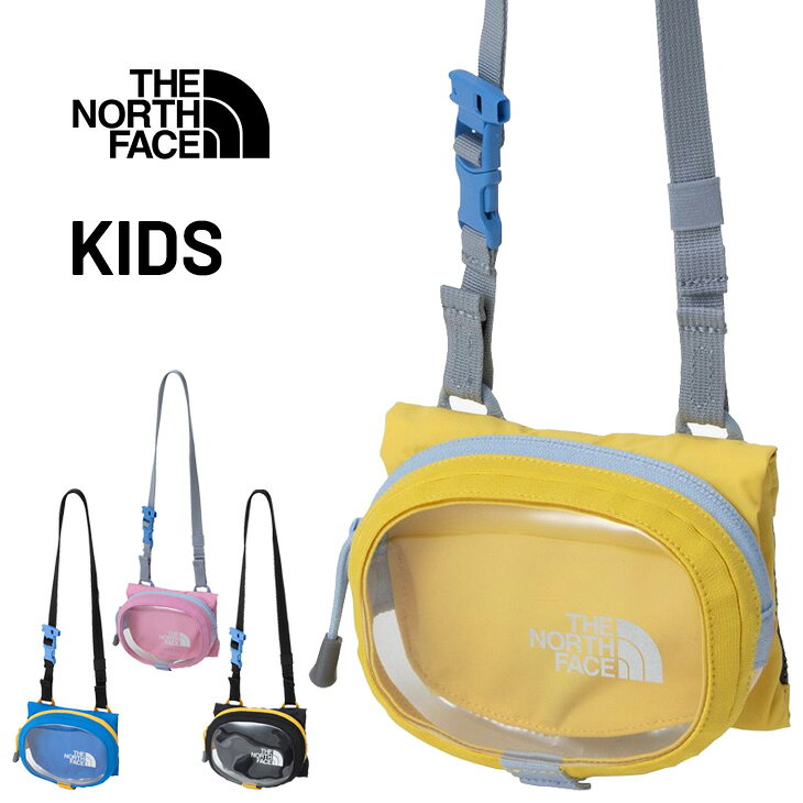 ◆ 商品詳細情報 ◆ ブランド ザ・ノース・フェイス THE NORTH FACE 商品番号 NMJ72652 カラー (BY)バルーンイエロー (HB)ヒーローブルー (K)ブラック (PP)プリズムピンク サイズ 寸法：H13×W10×D5cm 重量：約90g 素材 210Dリサイクルマイルドナイロン、TPUシート 原産国 ベトナム製 ◆画像のカラーについて◆ 商品画像のカラーにつきましては、PC、モバイルなど閲覧環境等により実物のカラーと多少異なることもございます。 予めご理解のうえご注文を賜りますようお願いいたします。 ギフト対応 ※メーカー希望小売価格はメーカーサイトに基づいて掲載しています (記載価格が税抜き価格になっている場合もございます)【ザ・ノース・フェイス/ キッズ / ショルダーバッグ】 ◆　商　品　説　明 ◆ □□□当店で販売しております商品はすべて【正規取扱品】です□□□ ザ・ノース・フェイス(THE NORTH FACE)から、 キッズのショルダーポーチ「アドベンチャーポケット」です。 見つけた宝物を、持ち歩こう。 クリアウィンドウ付きのショルダーポーチ。 自然散策で集めた物を詰め込める、遊び心をくすぐるショルダーポーチ ■特徴 ・収納したものが見えるクリアウィンドウポケット ・市販のクリップを取り付け、エチケットグッズを収納する移動ポケットとしても活躍 ■生地・素材 ・本体には環境に配慮したリサイクルナイロンを採用 ・TPUシートを使用したクリアウィンドウ ■機能・デザイン ・内側にポケットティッシュやハンカチを収納可能 ・一定の荷重が掛かると開放するホイッスル付きのショルダーストラップ ・面ファスナーで取り外し可能なショルダーストラップ ・夜間の視認性を高めるリフレクターロゴ ■おすすめシーン ・ライフスタイル ・アウトドア ・幼稚園、保育園、小学校 ■Function ・クリアウィンドウポケット ・メッシュポケット ・ポケットティッシュ収納可能 ・再帰反射材（リフレクター） ・一定の荷重がかかると開放するホイッスル付きのバックル ・取り外し可能なショルダー ■寸法：H13×W10×D5cm ■重量：約90g 【製品のパッケージ(外装)について】 本製品は、メーカーから入荷した状態で発送しております。 若干の袋破れ、汚れがある場合がございますが、 製品には問題はありません。予めご了承くださいませ。