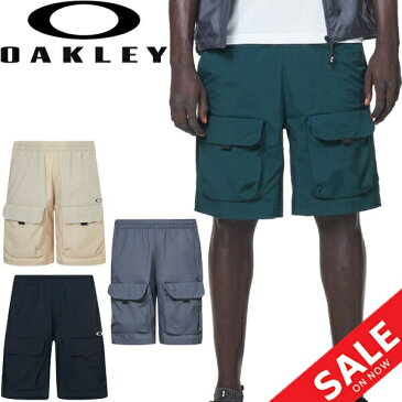 ハーフパンツ メンズ ショートパンツ オークリー OAKLEY Enhance FGL Shorts 1.0/9インチ ショーツ スポーツウェア 自宅トレーニング はっ水 男性 カジュアル ジム 短パン ボトムス/FOA400168