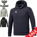 送料無料 スウェット パーカー メンズ ヒュンメル hummel プルオーバー フーディー/スポーツウェア トレーニング 軽量 スエット トップス 吸汗速乾 男性 普段使い/HAP8233