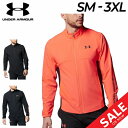 送料無料 アンダーアーマー ジャケット メンズ UNDERARMOUR ジャージ 薄手 フルジップ アウター トレーニング スポーツウェア 軽量 男性 上着/1...