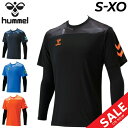 ヒュンメル 半袖Tシャツ インナーシャツ セット メンズ/hummel レイヤード プラクティスシャツセット/スポーツウェア トップス 男性 サッカー トレーニ...