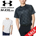 送料無料 アンダーアーマー ゴルフシャツ メンズ 半袖シャツ UNDERARMOUR GOLF UAプレイオフ S/S モックネック ゴルフウェア ストレッチ ...