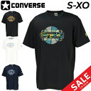 コンバース 半袖 Tシャツ メンズ CONVERSE プリントT バスケットボール スポーツウェア ウエア 吸汗速乾 男性 男子 トップス バスケシャツ バスケ...