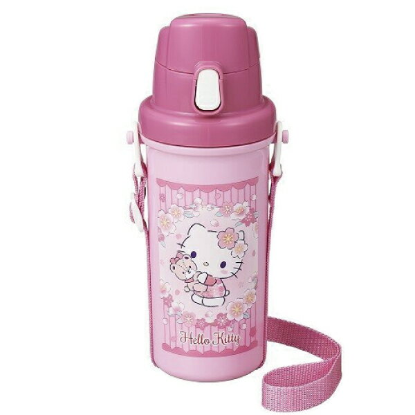 水筒ハローキティさくら直飲みワンタ...