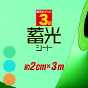 ポイント3倍！【約2cm×約3m】 蓄光テ