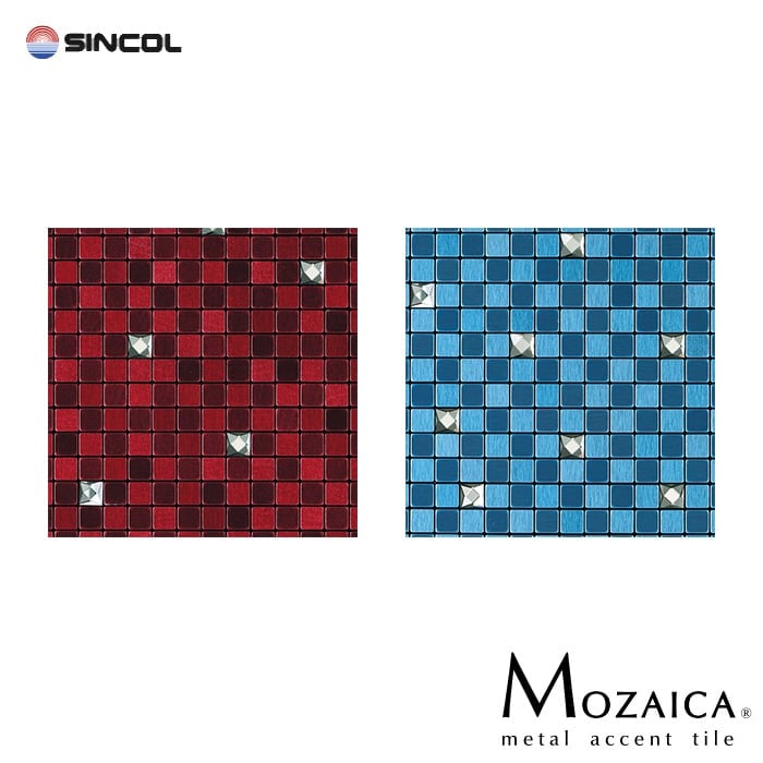 新感覚DIY!粘着シート付きアクセントタイル モザイカ 290mm角 MO17514〜*MO17514/MO17515