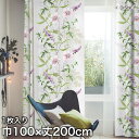 【カーテン】スミノエ ディズニー 既製 カーテン MICKEY Wild flower(ワイルドフラワー) 巾100×丈200cm__m-1157-l