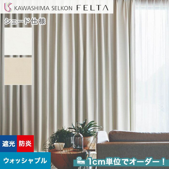 【シェードカーテン ローマンシェード】【オーダー12,287円～】シェードカーテン プレーンシェード 川島織物セルコン FELTA フェルタ FT6576・6577__psc-kaw-fel-113