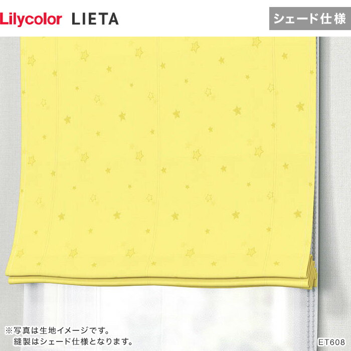 【シェードカーテン ローマンシェード】【オーダー9,779円〜】シェードカーテン プレーンシェード リリカラ LIETA リエッタ ET608〜ET609__psc-lili-lie-037