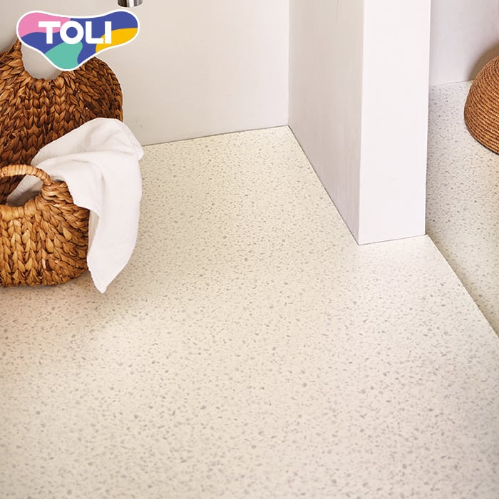 【法人・個人事業主様は送料無料】【クッションフロア】石目 住宅用 182cm巾 1.8mm厚 東リ パールテラ..