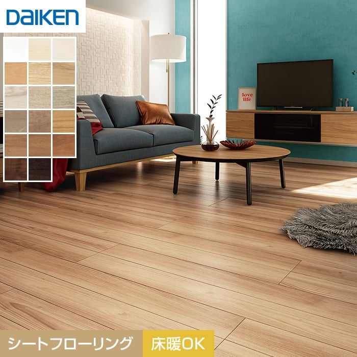 【フローリング材】DAIKEN フローリングイエリアフロア セレクト プレミアムウッド柄 (床暖房対応) 1坪*YN80-PS/YN80-PW