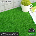 【1日限定!全商品ポイント2倍】【人工芝】養生用人工芝 日本製タフト芝ロールタイプ(ワタナベ工業)120cm×30m WT-600__wt600-120-30