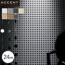 【壁紙】クロスのりなし ACCENT メタリックの光沢とガラスビーズの輝き CIRCLE 24m*AW-081 AW-082 AW-083 AW-084 AW-...