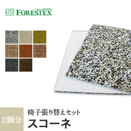 【椅子生地】椅子張替え【手洗い可】FORESTEX 椅子張り生地 Textureed Fabrics スコーネ (137cm巾) 1m お得な張替用ウレタン2枚セット*LGR I YG BE OR BR CGR DBR__m-ure-133b5